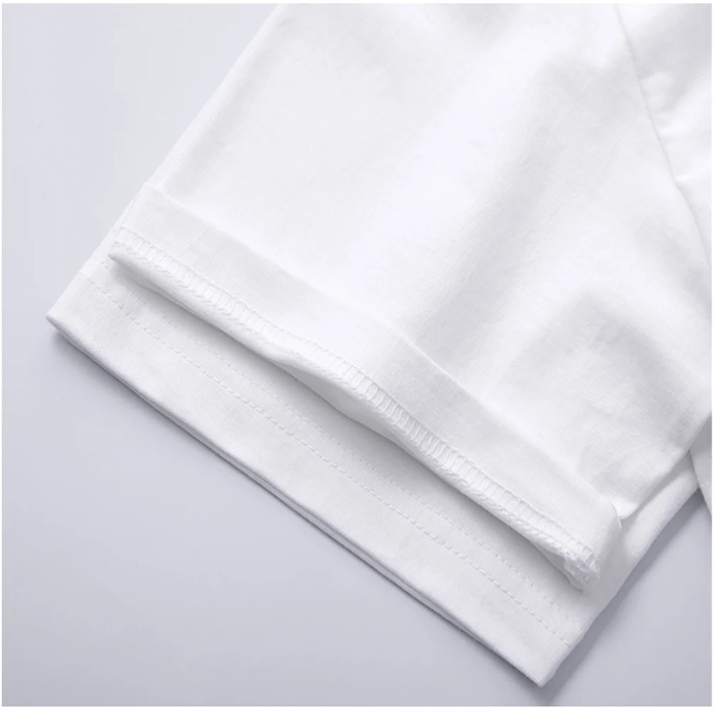 Stylish Men's T-shirt, 100% Cotton, Pattern Print, Casual, Comfortable, Loose Fit, Simple and Versatile