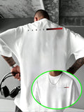 T Shirts for Man Summer Pure Round Neck Men'S Short Sleeve T-Shirt Street Trendy Base Layer